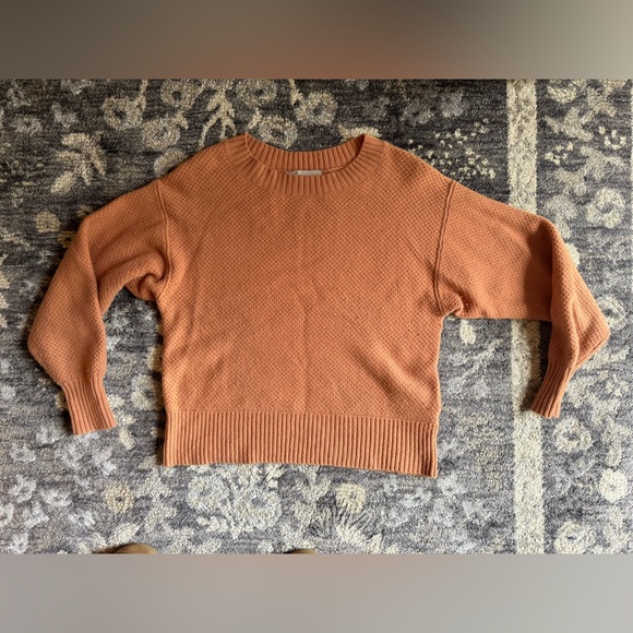 Everlane Sweaters - Everlane Recycled Cashmere Blend Sweater in Autumn Orange